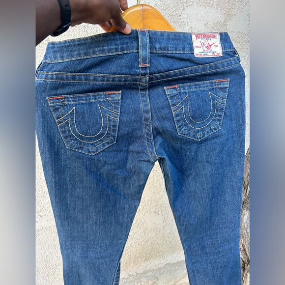 VTG True Religion Johnny 🇺🇸 Made Jeans 👖 Sz 26”x36” - Picture 1 of 10